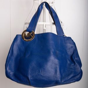 Blue Michael Kors Purse